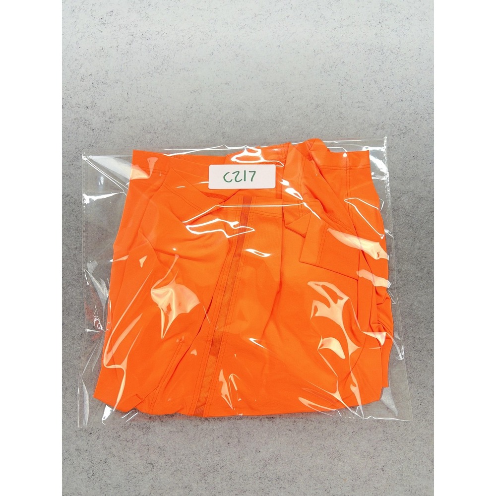 Lululemon Pace Breaker Shorts Mens Medium Orange Lined Athletic 7" LM7APKS - Picture 11 of 11